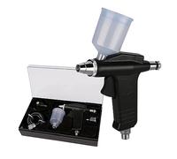 Pistola per Verniciare, Kit aerografo pneumatico for alimentazione portatile Mini pistola a spruzzo professionale for moi di pittura che colorano bellezza(White)