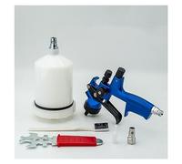 Pistola per Verniciare, Pistola a spruzzo 1.3mm Ugello in acciaio inossidabile Atomizzazione Spruzzatore professionale Aerografo for verniciatura auto(Blauw)