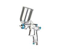 Pistola per Verniciare, Pistola a spruzzo 400CC Vaso di plastica Tazza di metallo 1.3/1.8mm W101 Spruzzatore autentico Strumento for aerografo for vernice pneumatica(134G Metal pot)