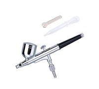 Pistola per Verniciare, Pistola a spruzzo for aerografo da 0,3 mm, alimentazione a gravità, pistola a spruzzo for vernice a doppia azione for modelli artistici e artigianali(Spray Gun-B)