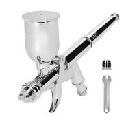 Pistola per verniciatura, Kit aerografo da 0,5 mm con serbatoio for liquidi for vernici da 15 cc for verniciatura fai da te di modelli di auto, Verniciatura liscia(T217)