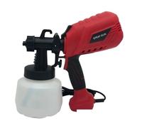 Pistola per verniciatura, Pistola a spruzzo elettrica portatile for uso domestico, spruzzatore for vernici e disinfettanti con soffiaggio della polvere, Verniciatura liscia