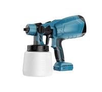 Pistola per verniciatura, Pistola a spruzzo for vernice HVLP al litio senza fili, spruzzatore airless ad alta pressione Makita for vernice al lattice e a olio, Verniciatura liscia