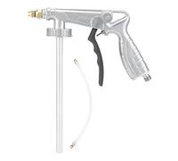 Pistola per verniciatura regolabile in lega di alluminio con filettatura maschio G1/4, aerografo