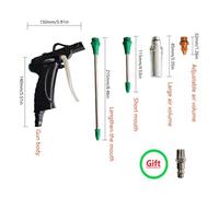 Pistola Pneumatica A Soffiaggio, Compressore In Lega Di Alluminio, Spolverino, Pulitore Portatile, Soffiatore For Polvere Ad Alta Pressione, Ugello For La Pulizia(Body with full nose)