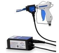 Pistola pneumatica antistatica - pistola a ionizzazione con generatore ad alta tensione 6KV, bilanciamento ionico regolabile, velocità di destinazione 1.0S per eliminazione elettrostatica industriale
