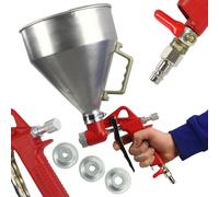 Pistola pneumatica per intonaco con imbuto in alluminio 5L