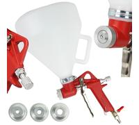 Pistola pneumatica per intonaco con imbuto in plastica 5L