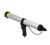 Pistola Pneumatica per Silicone, 20 Oz/600 Ml, Pistola Pneumatica per Silicone con Regolatore del Flusso D'aria, Applicatore Pneumatico per Impieghi Gravosi, Pistola Pneumatica per Calafataggio, Riemp