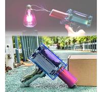 Pistola portatile a bobina di Tesla, per esperimenti didattici di fisica scientifica, lunghezza dell'arco di 8-13 cm/2 modalità/generazione di archi di 20.000 volte, alta capacità di 2600 mAh