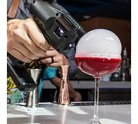Pistola Portatile A Bolle di Fumo per Cocktail, Generatore di Fumo Freddo, Macchina Affumicatrice Alimentata Via USB, Blaster di Aromi per Classy Smoke, Infused Cocktails, Wine, Cheese