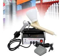 Pistola portatile per verniciatura a polvere, macchina per verniciatura a polvere elettrostatica, pistola per verniciatura a polvere con interruttore a pedale, nero