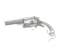 Pistola - Revolver 3D charm in argento sterling .925 x 1 pistole charms pendenti