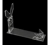 Pistola Revolver Arma Fuoco Supporto - 195*50*160 mm Acrilico Gun Rack, per pistole regolabile giocattolo tipi piccole giocattolo, 5 altezze/3 lunghezze, Trasparente titolare Pistola display rack