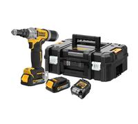 Pistola rivettatrice a batteria Dewalt XR18V 6,4 mm DCF414E2GT