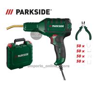 Pistola Saldatrice per Plastica PARKSIDE PKSP 50 B1 200 Graffette e Tronchesi
