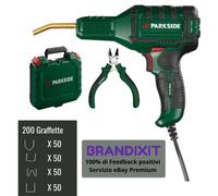 Pistola Saldatrice per Plastica PARKSIDE PKSP 50 B1 + 200 Graffette + Tagliabord