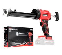 Pistola Silicone a Batteria Compatibili con Makita Batteria 20V, 4 Velocità Pistola per Silicone Professionale da 300 ml con LED, Pistola Elettrica per Silicone da Max 2500 N (Batterie non Incluse)