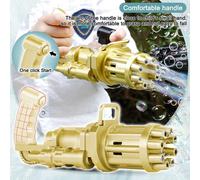 Pistola spara bolle di sapone giocattoli per bambini gadget per feste a batteria