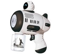 Pistola spara bolle di sapone professional "Space" con luci Cm. 16x19x12