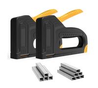 Pistola Sparachiodi, 2PCS Pistole for graffette for legno Light Duty Pistole manuali for tappezzeria con 2000 graffette for carpenteria artigianato tessuto fai da te