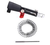 Pistola Sparachiodi Automatica, Adattatore per Chiodi a Catena Automatico Pistola Avvitatrice per Cartongesso con Pistola Avvitatrice Ad Alta Efficienza Senza Fili per