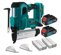 Pistola sparachiodi elettrica alimentata a batteria con 2240 chiodi/graffette GA 18 ed estrattore for chiodi, chiodatrice Brad batterie 20 V 2 *,0 A