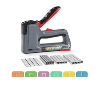 Pistola sparachiodi, Pistola sparachiodi leggera 6-in-1 Pistola for graffette manuale Chiodatrice manuale Cucitrice for tappezzeria for decorazione e carpenteria per officina e casa