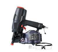 Pistola Sparachiodi, Pneumatic Coil Trim Nailer CN65RA 15 Degree 1-1/2" To 2-1/2" Air Nail Guns Nailer With Tool Loose Depth Adjustment