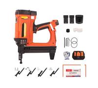 Pistola Sparachiodi, Pneumatic Nail Gun Recharable Lithium Battery Nail Gun Wood Working Steel Nailer Stapler Electric Nail Gun(Package5)