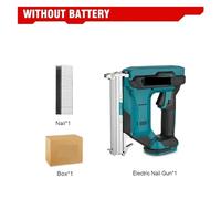 Pistola Sparachiodi, Wireless Electric Nail Gun 1022j Nailer Stapler Frame Nailer Tacker Gun Wood Machining Electric Tool For Makita 18V Battery