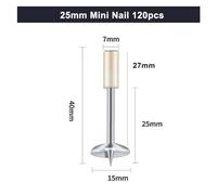 Pistola Sparachiodi, Wood Processing And Decoration Integrated Air Nailer Nail Gun Home DIY Installation Wall Fixing Rivet Gun Manual Tools(Only 120 nails 25mm)