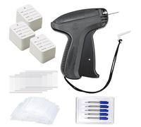 Pistola Sparafili per Cartellini e Prezzi con 5 Aghi di Ricambio e 3000 Fili a P