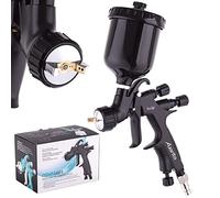 Pistola spruzzo Auarita HVLP Mini Technology NOVA LIGHT Ugello da 0,8mm Durevole Capacitŕ di 250ml per la verniciatura TRE modalitŕ di regolazione Strato di vernice molto sottile Estremamente precisa