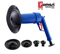 Pistola Stura Scarichi ad Aria Compressa per WC, doccia, bidet e lavabo