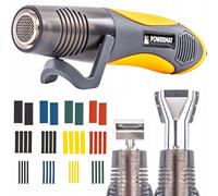 Pistola Termica 450W Mini Aria Calda con Ugelli e Tubi Termorestringenti