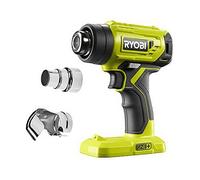Ryobi 5133004423 - Soffiatore ad aria calda (18 V, grado di calore fino a 470°, illuminazione a LED, con due ugelli, senza batteria) R18HG