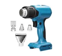 Pistola Termica Senza Fili For Batteria Da 20 V Regolazione Della Temperatura A 3 Velocità Ad Aria Calda For Saldatura Di Film Termoretraibile Con 4 Ugelli Motore Ad Alte Prestazioni