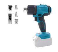 Pistola termica senza fili per batteria Makita 18 V LXT con 5 ugelli accessori, pistola termica da 400 W 500 °C per artigianato, tubi termorestringenti, resina e decorazione (senza batteria) (per