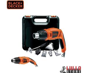 Pistola Termica Sverniciatore 1800W per Legno Metallo Ferro 6 Accessori KX1693