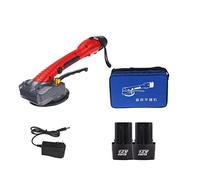 Pistola Vernice 10-Gears 2000W Vibratore for piastrelle Piastrellatrice Ventosa Strumento di livellamento del vibratore a pavimento automatico regolabile 2 Batteria(Red 2 Batteries)