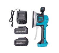Pistola Vernice 20V Wireless Tiler Vibratore Piastrellatrice 6 velocità Piastrelle automatiche Regolazione del livellamento Assorbire l'utensile elettrico for la batteria(2Battery 3.0A)