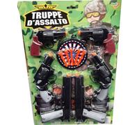 Pistole 6 Pezzi Giocattolo Revolver Gioco Tiro al Bersaglio Esercito Polizia