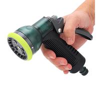 Pistole a spruzzo per ugelli per tubi da giardino, Pistola a spruzzo per acqua ad alta pressione con ugello in ottone pieno con per irrigazione esterna, autolavaggio, doccia e pulizia per animali dome
