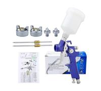 Pistole A Spruzzo Professionali Mini H-2000 Pistola A Pneumatica For Vernice Utensile Elettrico 0.8/1.0mm A HVLP For Verniciatura Auto Strumento Aerografo(0.8 1.0mm nozzle set)