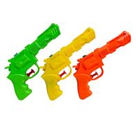 Pistole ad Acqua Set 3 Pezzi Revolver Pistole ad Acqua con Serbatoio Colori Assortiti Pistole Acqua cm18 Pistole ad Acqua Fucili ad Acqua Adulti Bambini Party Festa in Piscina Mare Spiaggia Giardino