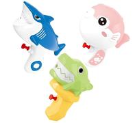 Pistole d'Acqua da 3 Pezzi per Bambini, Cartone Animato a Forma di Animale Pistola d'Acqua con Un Lungo Raggio di tiro, premi Watergun con Una Presa Comoda per Regali Estivi per Estate in Spiaggia al