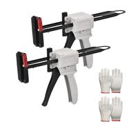 Pistole manuali for colla al silicone, macchina for la compressione di tubetti ad alta resistenza ed estrusore for tubetti di dentifricio for l'erogazione di sigillanti, calafataggio(2pc)