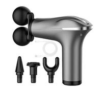 Pistole per massaggio - Movimento pulsante silenzioso multivelocità di gradu professionale, regolazione intelligente della velocità, unità portatile carica di tipo C con autonomia estesa | Rilascio de