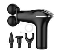 Pistole per massaggio - Movimento pulsante silenzioso multivelocità di gradu professionale, regolazione intelligente della velocità, unità portatile carica di tipo C con autonomia estesa | Rilascio de